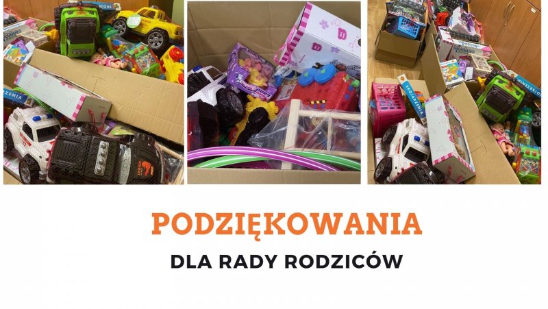 PODZIĘKOWANIA DLA RADY RODZICÓW