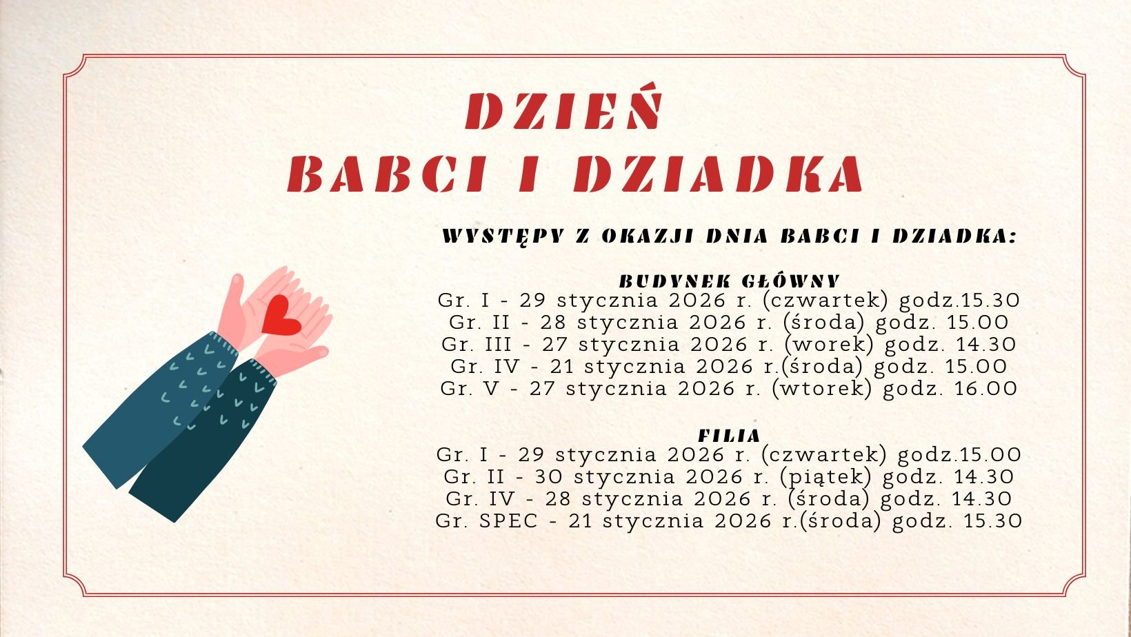 Dzień Babci i Dziadka