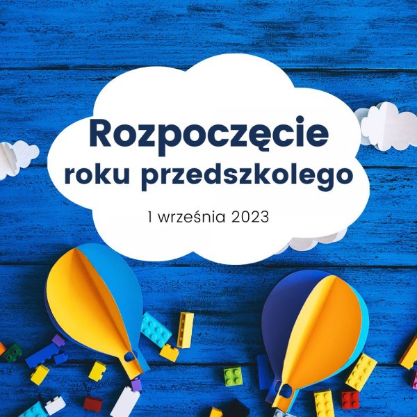 Rozpoczęcie roku przedszkolnego