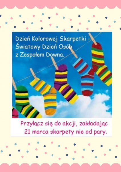 ŚWIATOWY DZIEŃ OSÓB Z ZESPOŁEM DOWNA