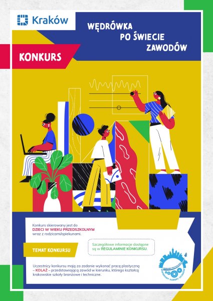 Konkurs plastyczny „WĘDRÓWKA PO ŚWIECIE ZAWODÓW”